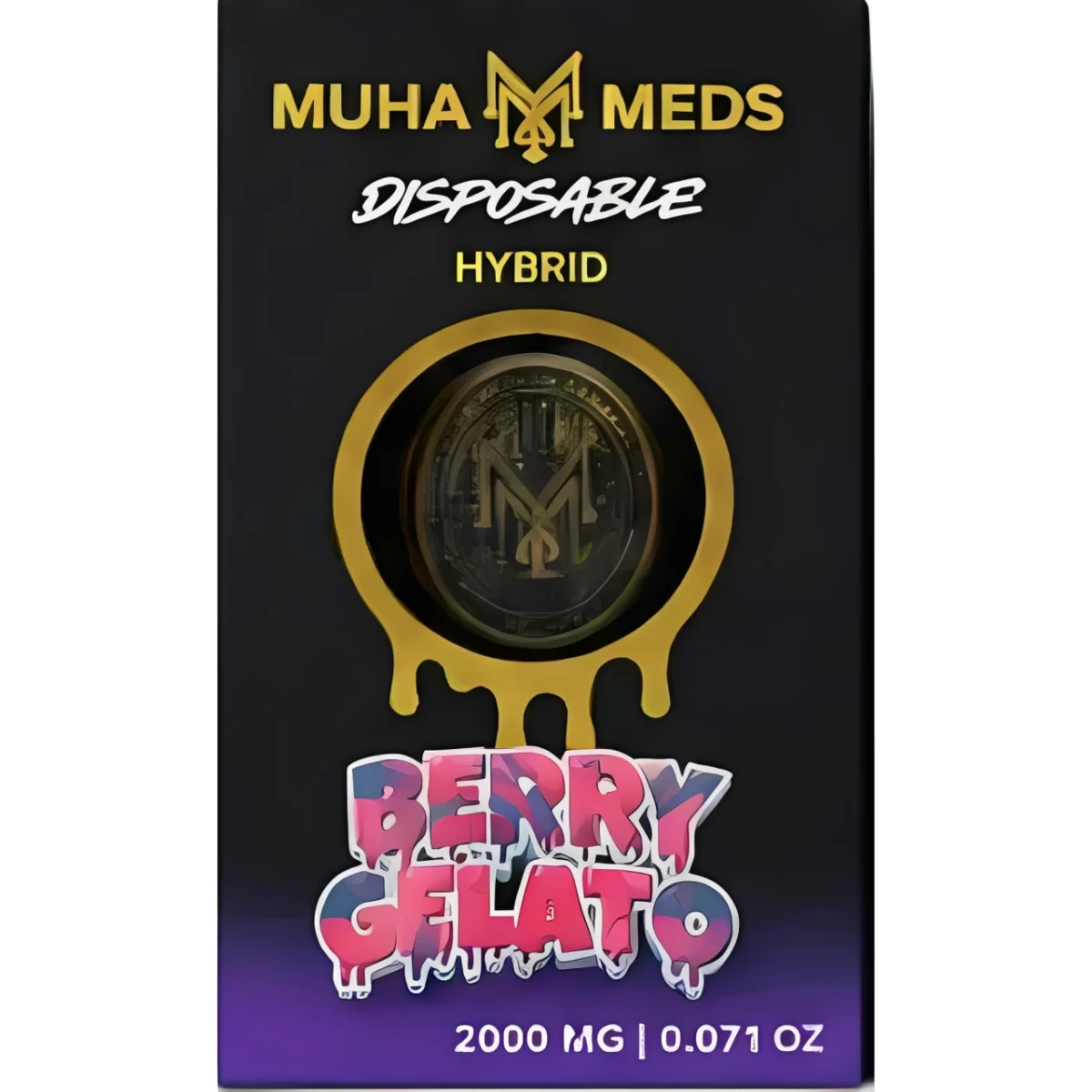 Muha Meds - 2000mg Vape Pen - Berry Gelato product image 3