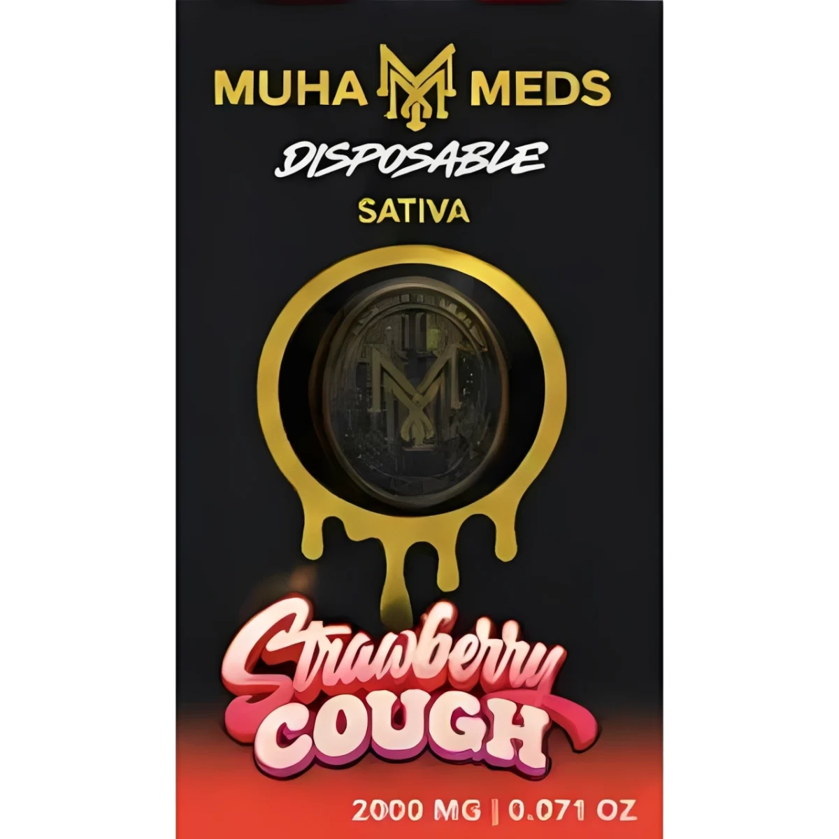 Muha Meds - 2000mg Vape Pen - Strawberry Cough product image 3