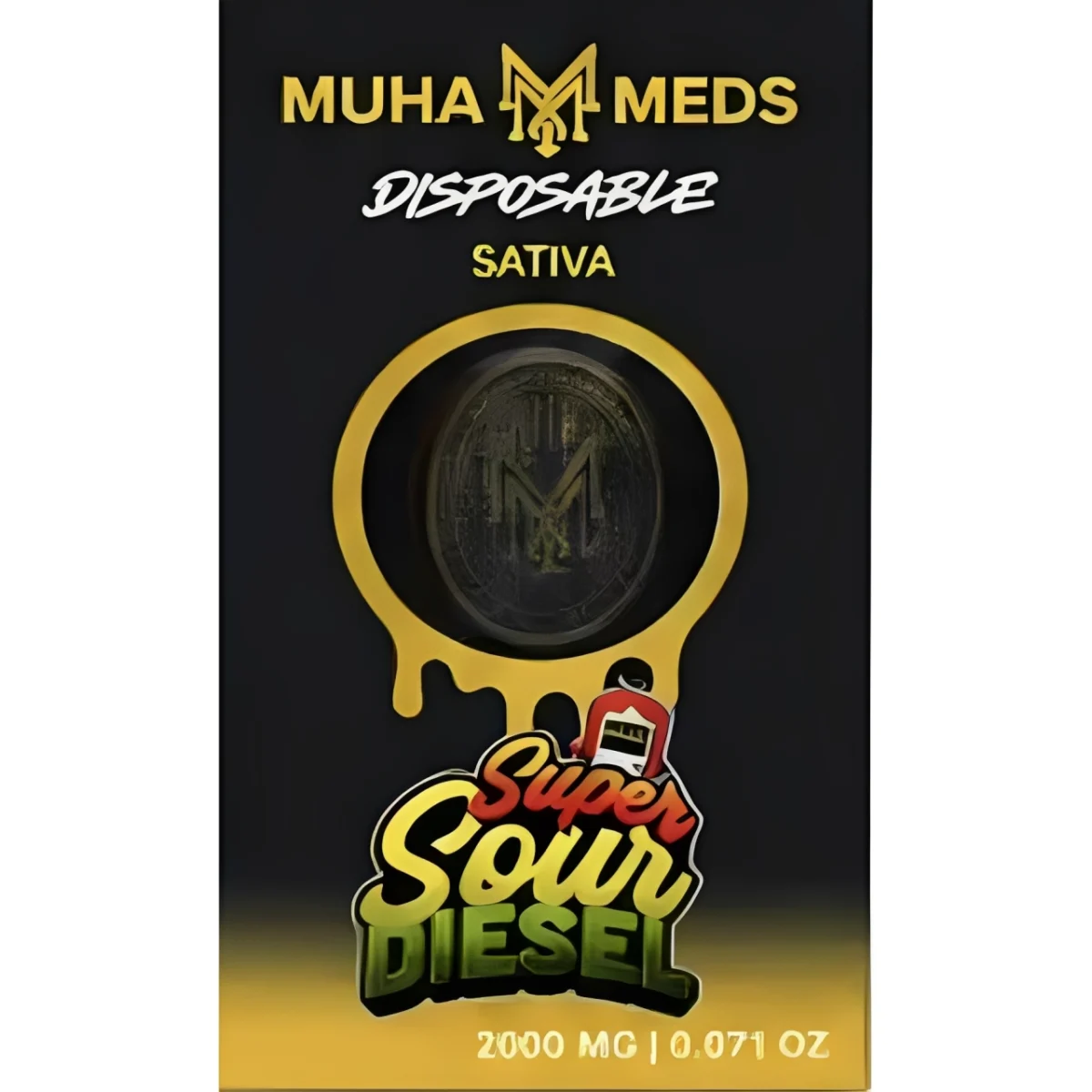 Muha Meds - 2000mg Vape Pen - Super Sour Diesel product image 3