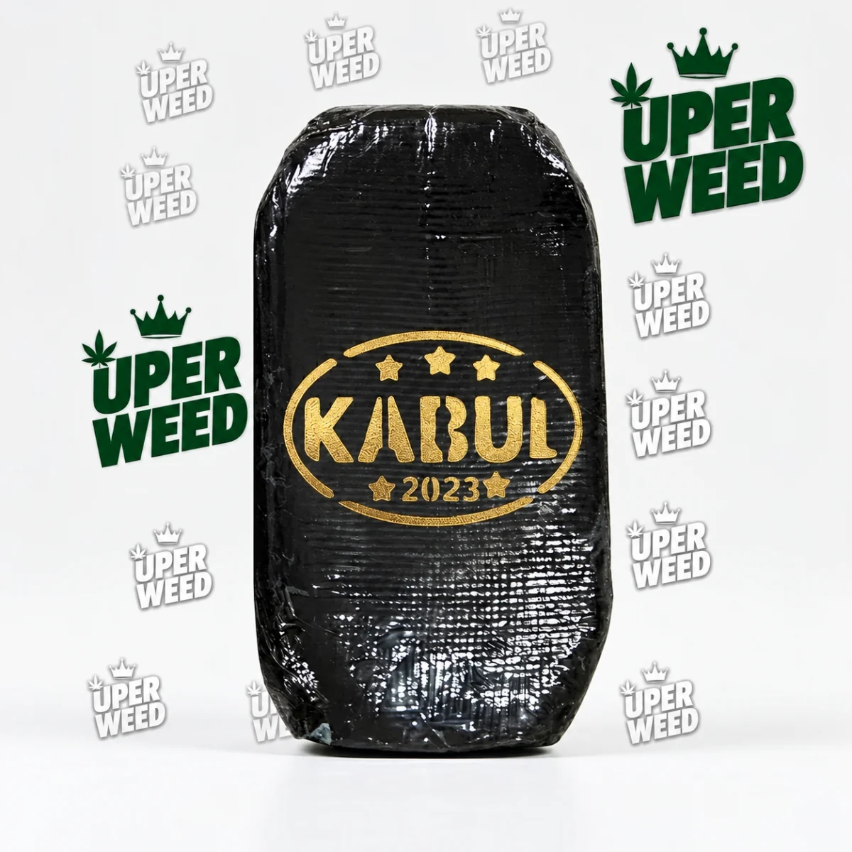 All Star Kabul Hash concentrate by Uper Weed Hash, displayed as a premium cannabis product for adult consumers in Canada. 2