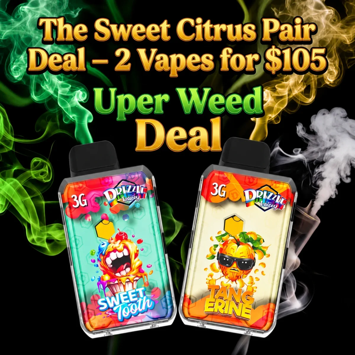 The Sweet Citrus Pair Deal – Two 3g Vapes for $105 product image 3