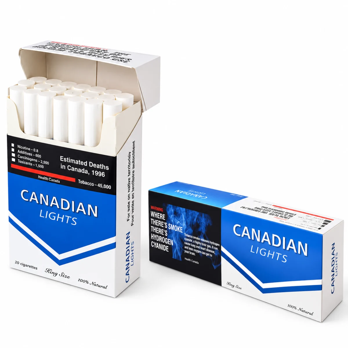 Canadian Light Cigarettes - 4 For $150 product image 3