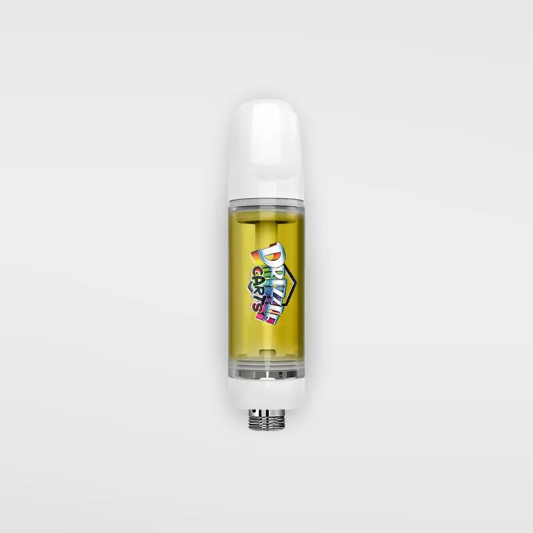 Pink Drizzle Carts Bubble Gum 2g Sativa cartridge package with candy-style art 2