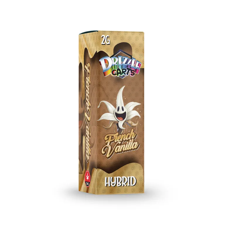 Pink Drizzle Carts Bubble Gum 2g Sativa cartridge package with candy-style art 46