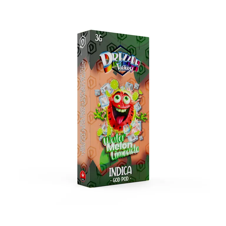 Watermelon Lemonade Drizzle Factory three-gram premium disposable vape box 2