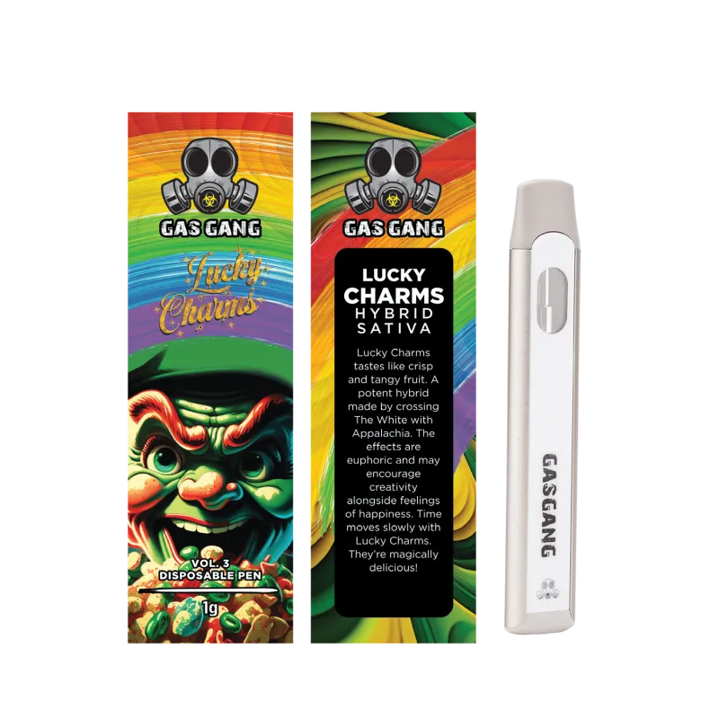 Purple Grape Gas Gang 1g disposable vape package marked Hybrid 7