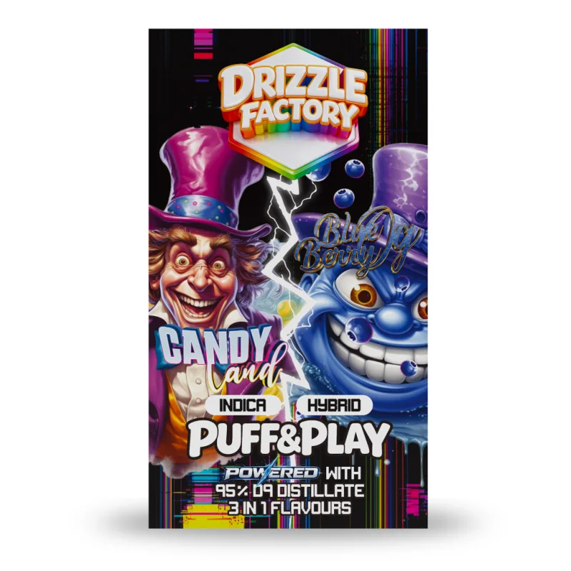 Drizzle Candy Land/Blueberry - Puff & Play 6g Vape