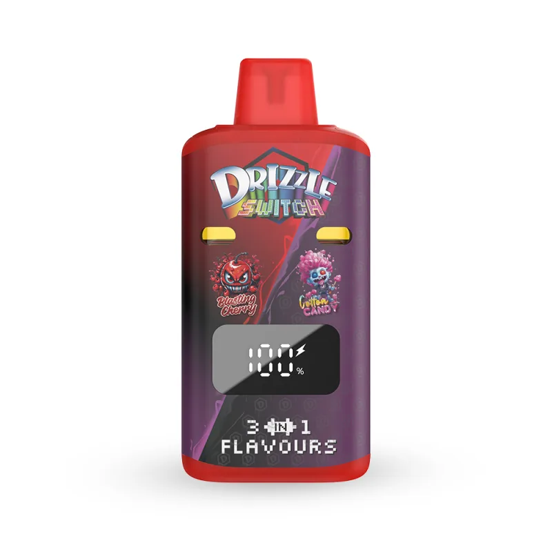 Blasting Cherry and Cotton Candy 1g switch vape with fusion mode 2