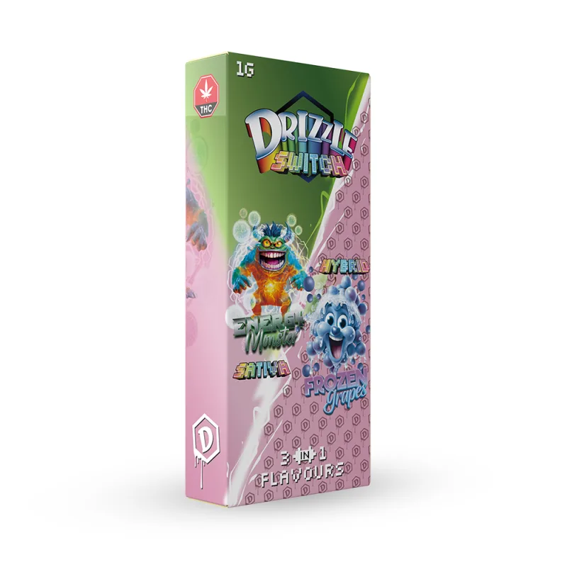 Drizzle Energy Monster/Frozen Grapes 1g Switch Vape