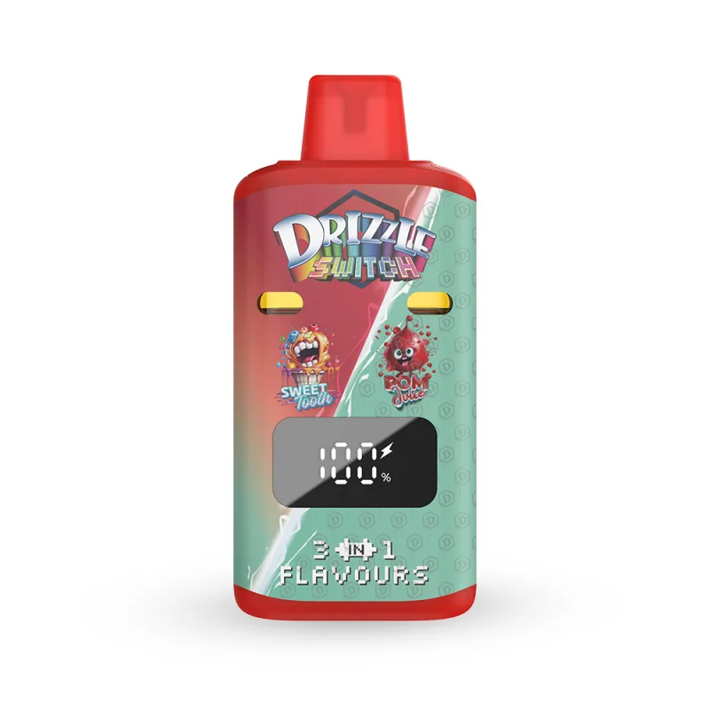 Sweet Tooth and POM Juice 1g dual-chamber switch vape 2