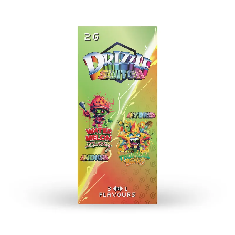 Drizzle Watermelon Zkittlez/Tropical Burst 2g Switch Vape