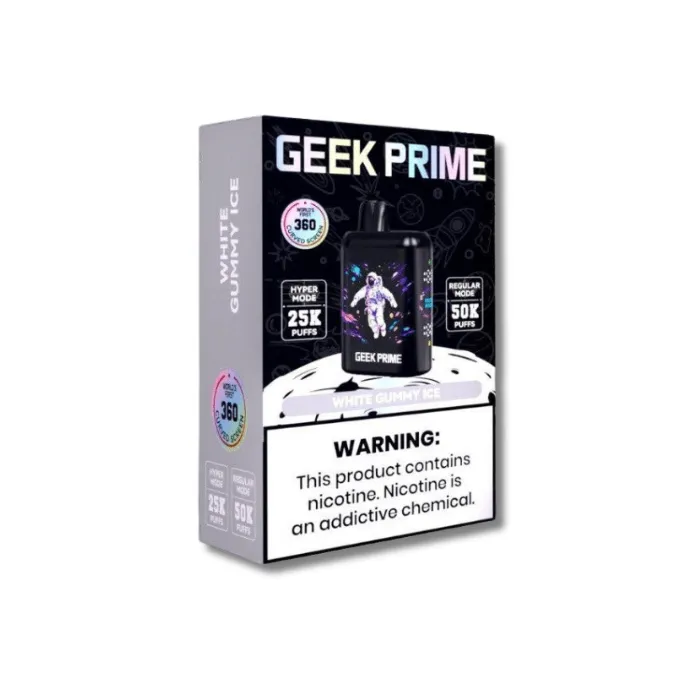 Black space-themed Geek Prime device with Regular 50K and Hyper 25K mode labels 2