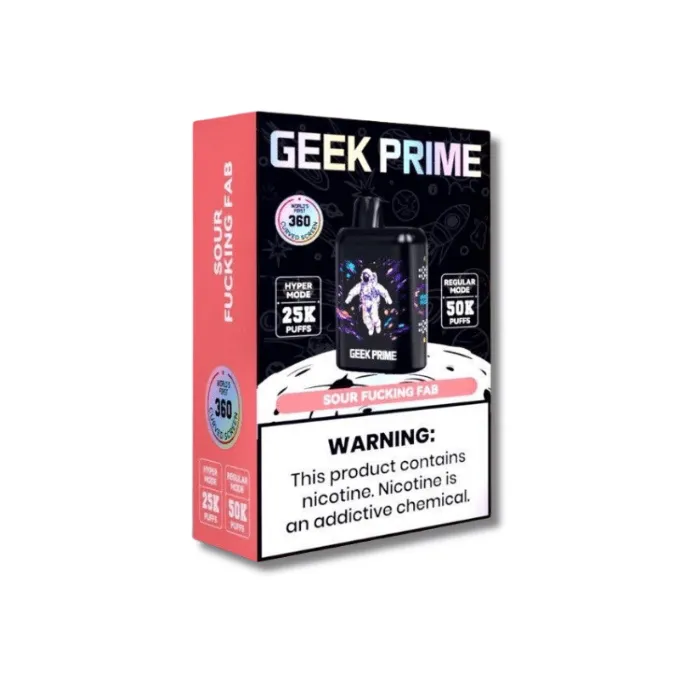 Black space-themed Geek Prime device with Regular 50K and Hyper 25K mode labels 4