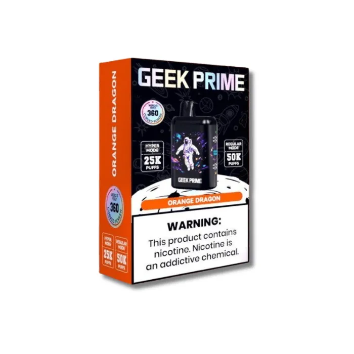 Black space-themed Geek Prime device with Regular 50K and Hyper 25K mode labels 5